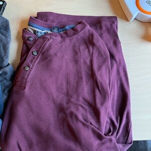 Maroon Henley Shirt